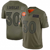 Nike Broncos 30 Phillip Lindsay 2019 Olive Salute To Service Limited Jersey Dyin